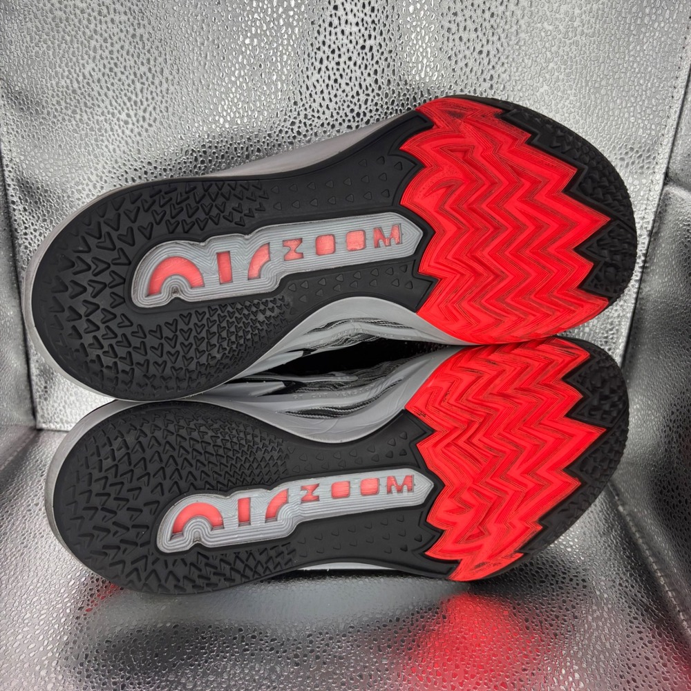 Nike Air Zoom GT Cut 2 Bred Black White Bright Crimson DJ6015-001 Mens 12 - Picture 7 of 7